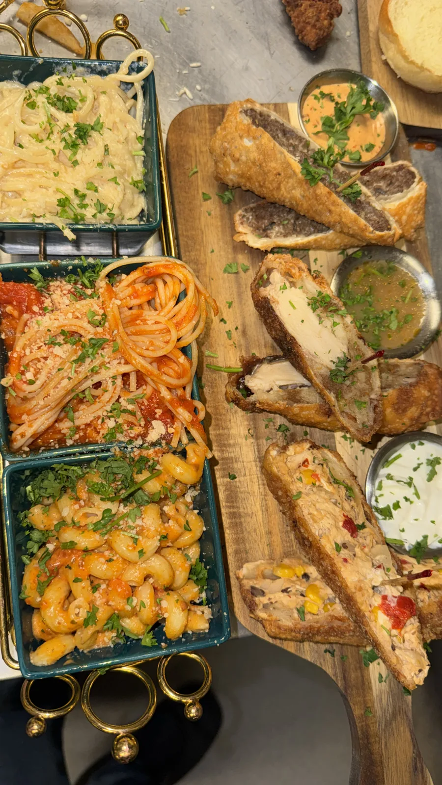 Food flight board